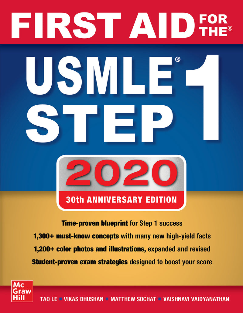 First Aid For The Usmle Step 1 2020 Thirtieth Edition 30e