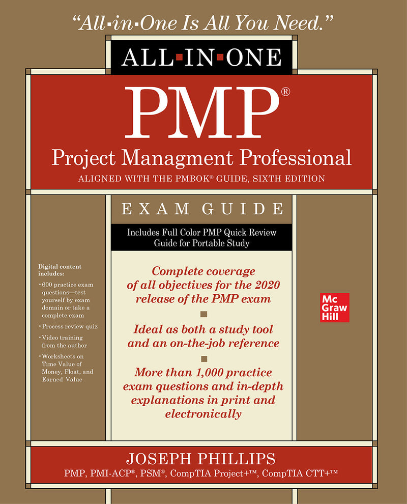 Pmp Project Management Professional All In One Exam Guide