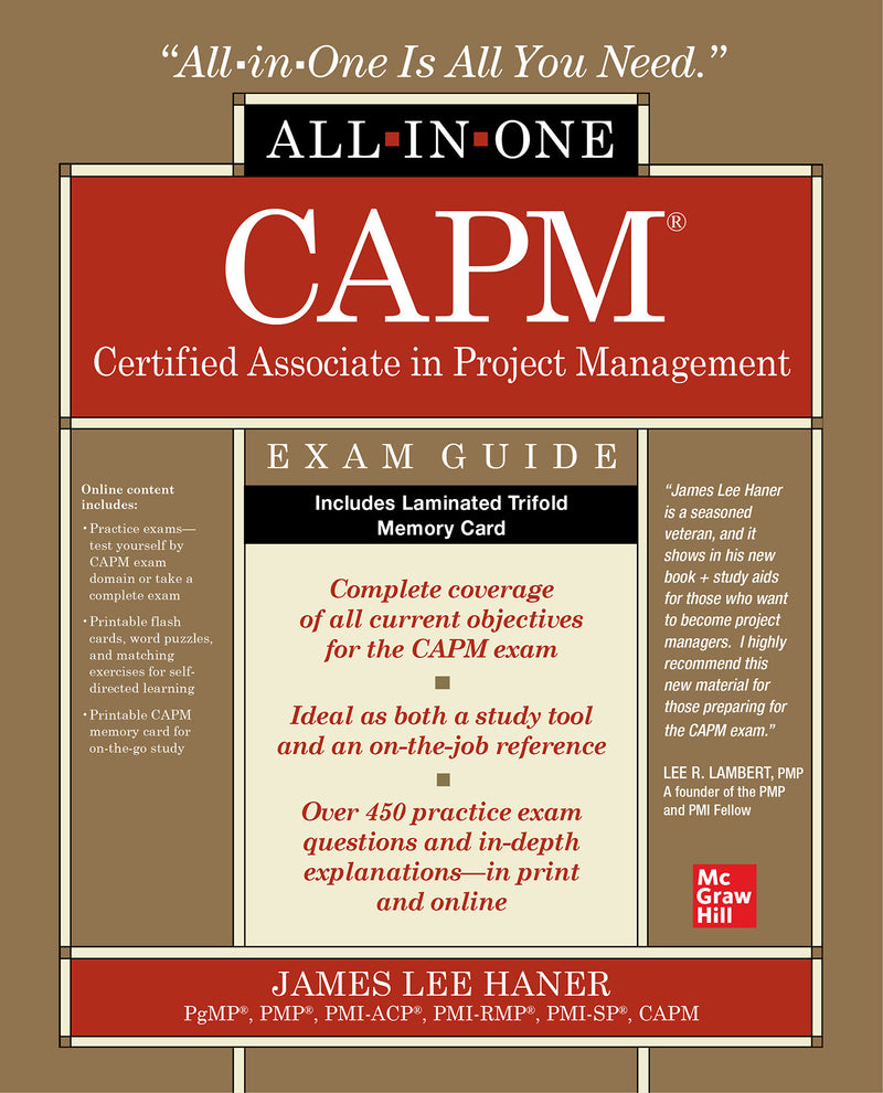 Capm Certified Associate In Project Management All In One Exam Guide