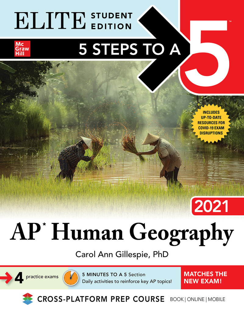 5 Steps To A 5 Ap Human Geography 2021 Elite Student Edition 2e