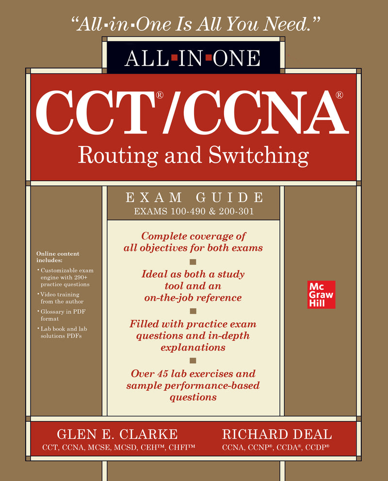 Cct Ccna Routing & Switching All In One Exam Guide Exams 100 490 & 200 301