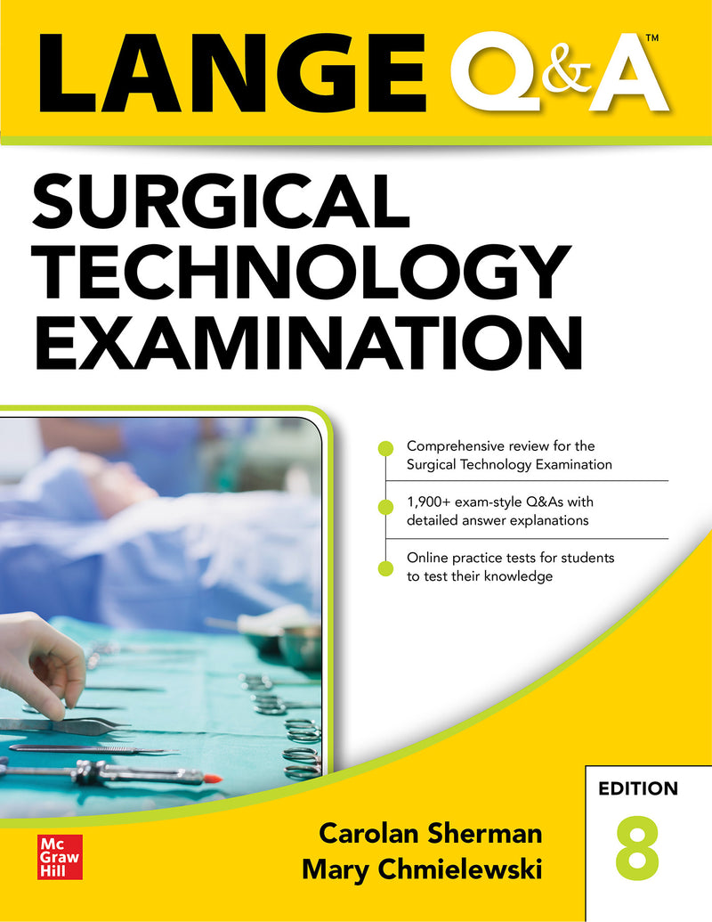 Lange Q&A Surgical Technology Examination Eighth Edition 8e