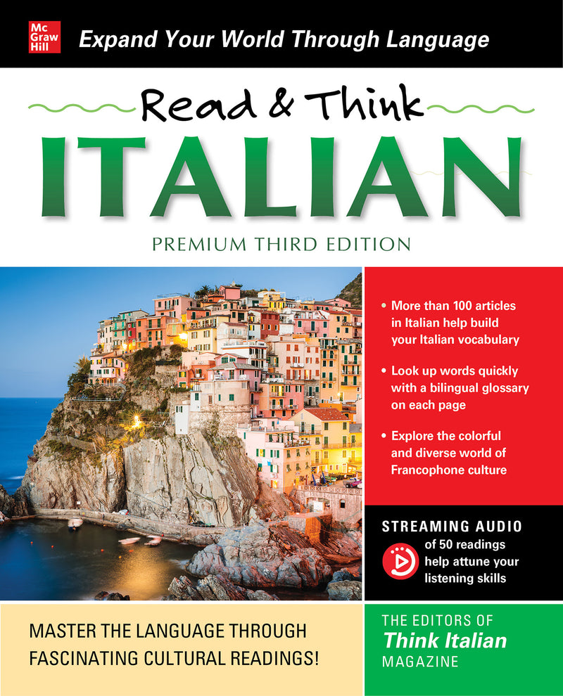Read & Think Italian Premium Third Edition 3e