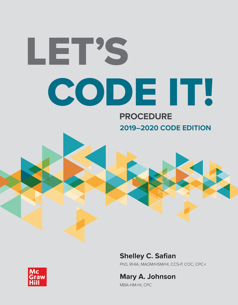 Loose Leaf For Lets Code It Procedure 2019 2020 Code Edition 2e