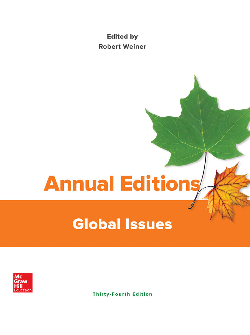 Annual Editions Global Issues 34e