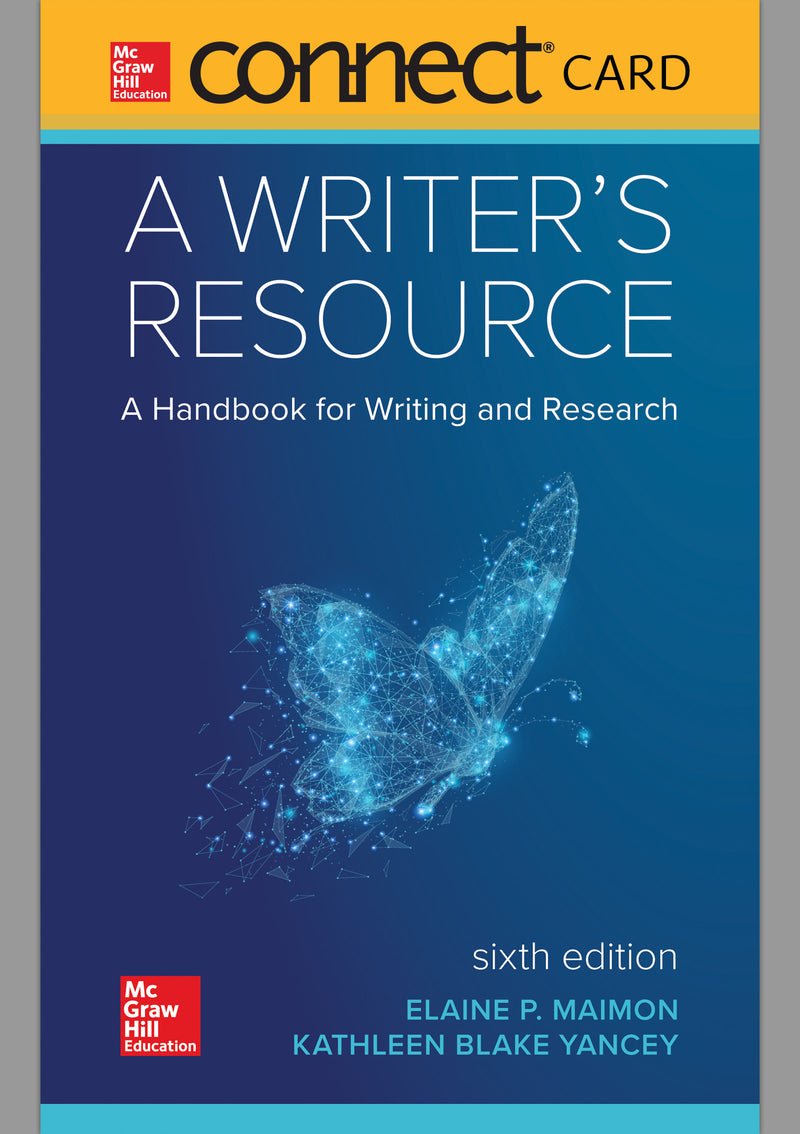 Connect Access Card For A Writers Resource  6e