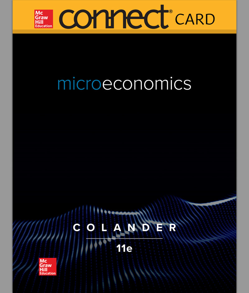 Connect Access Card For Microeconomics
