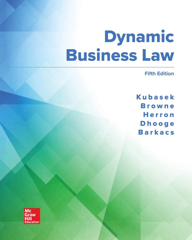 Loose Leaf For Dynamic Business Law 5e