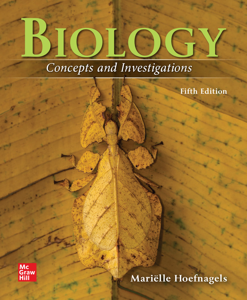 Loose Leaf For Biology Concepts & Investigations 5e