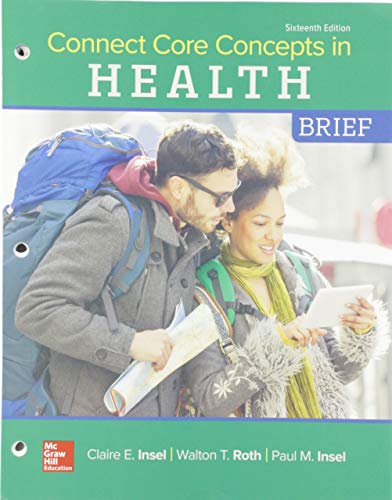 Gen Combo Looseleaf Connect Core Concepts In Health Brief; Connect Access Card