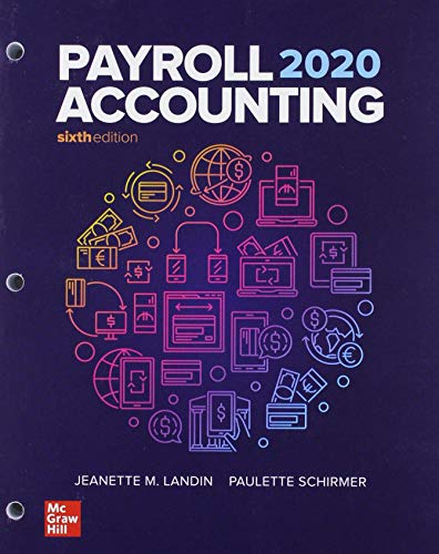 Gen Combo Looseleaf Payroll Accounting With Connect Access Card 6e
