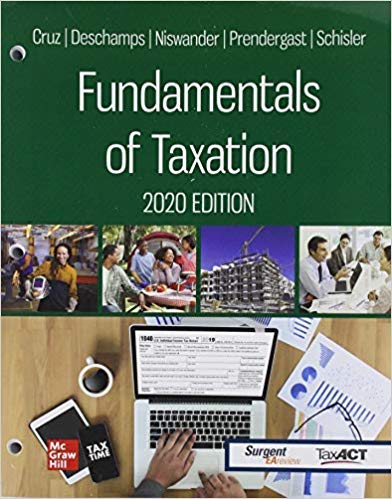Gen Combo Fundamentals Of Taxation 2020; Connect Access Card