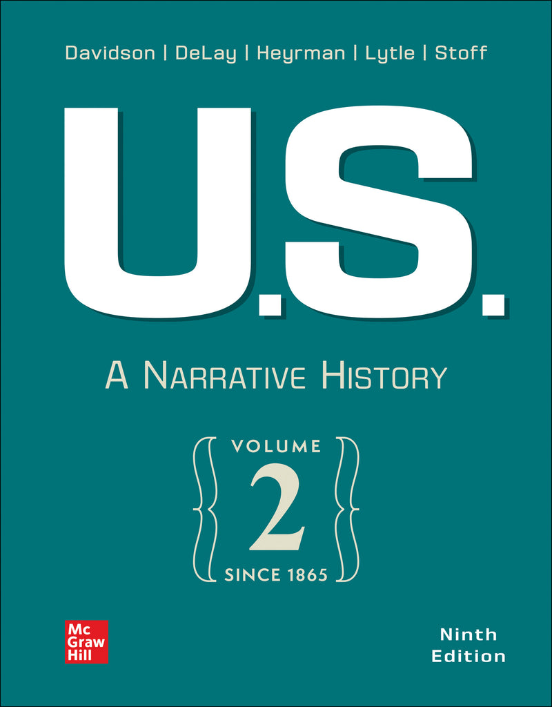Looseleaf For U.s A Narrative History Volume 2 Since 1865 9e