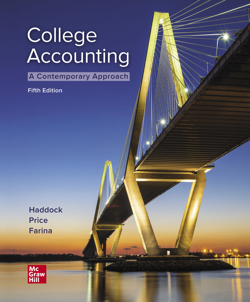 Loose Leaf For College Accounting A Contemporary Approach 5e