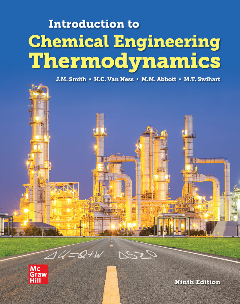 Loose Leaf For Introduction To Chemical Engineering Thermodynamics 9e