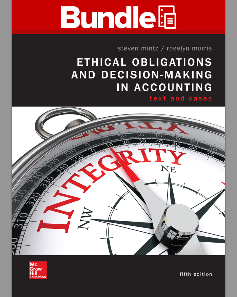 Gen Combo Ll Ethical Obligations & Decision Making In Accounting With Connect Access Card 5e