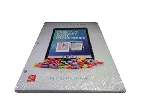 Gen Combo Ll Practical Business Math Procedures; Connect Access Card