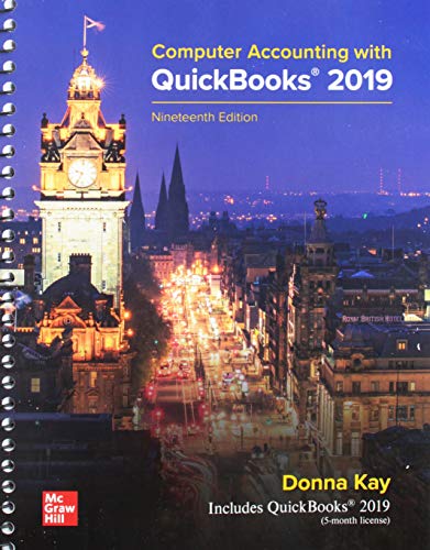 Gen Combo Computer Accounting With Quickbooks 2019; Connect Access Card