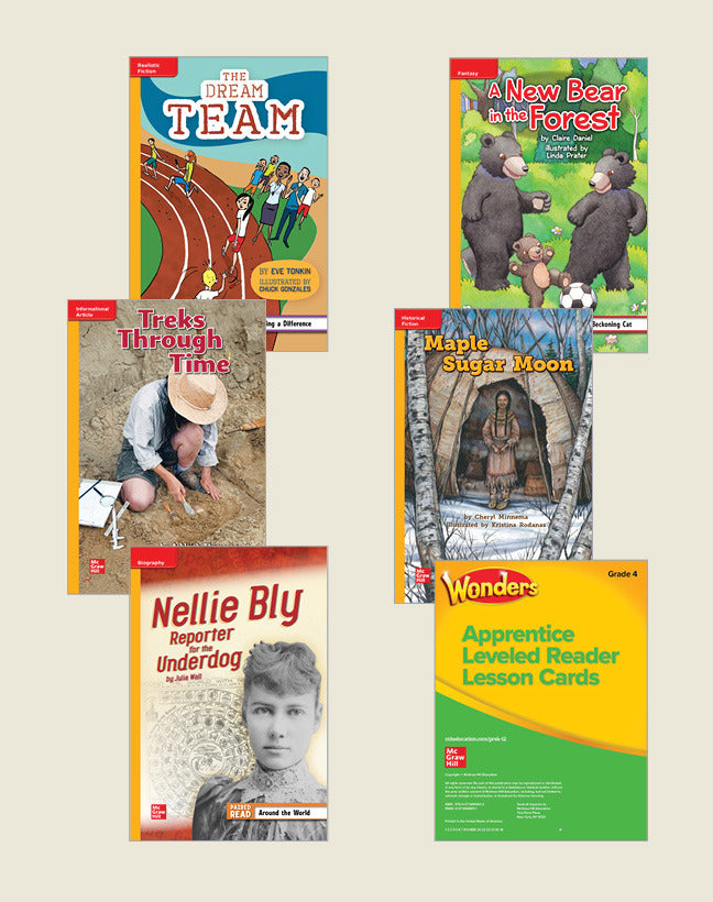 Wonderworks Grade 4 Apprentice Leveled Reader With Lesson Cards Package 6 Each Of 30