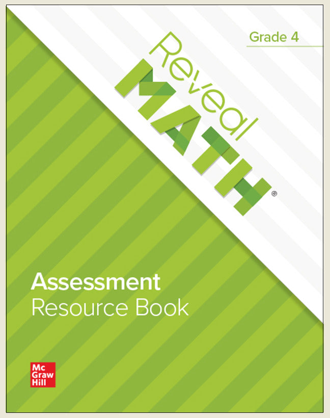 Reveal Math Assessment Resource Book Grade 4