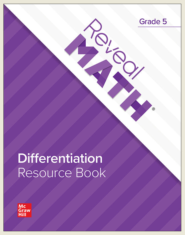 Reveal Math Differentiation Resource Book Grade 5