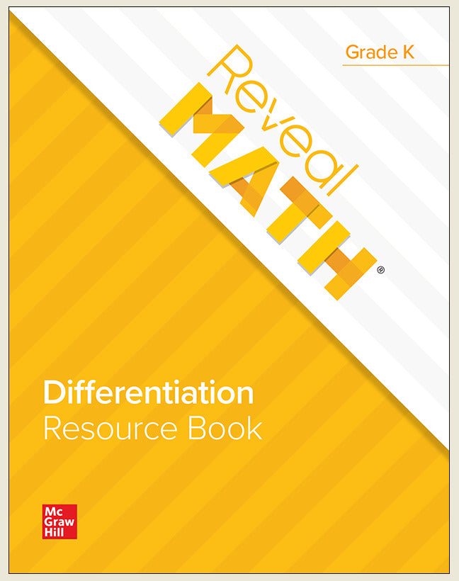 Reveal Math Differentiation Resource Book Grade K