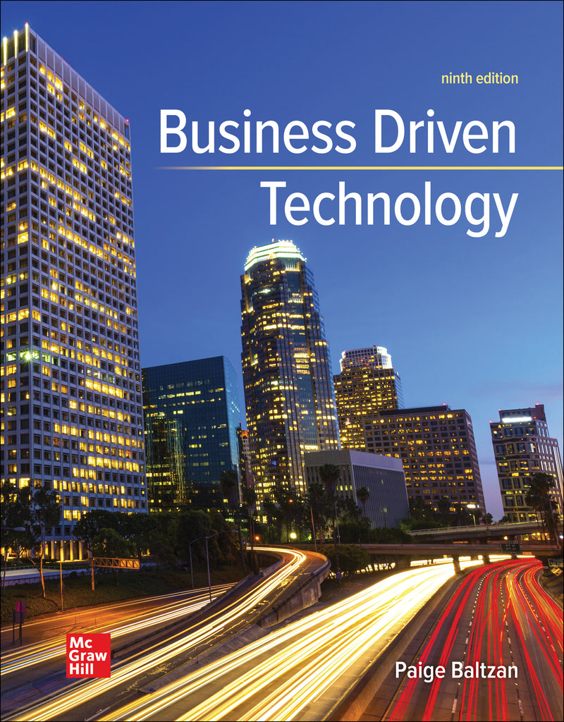 Loose Leaf For Business Driven Technology 9e