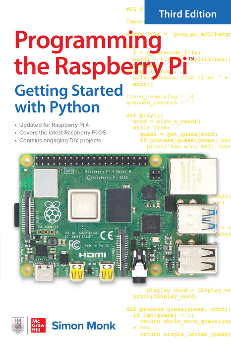 Programming The Raspberry Pi Third Edition Getting Started With Python 3e
