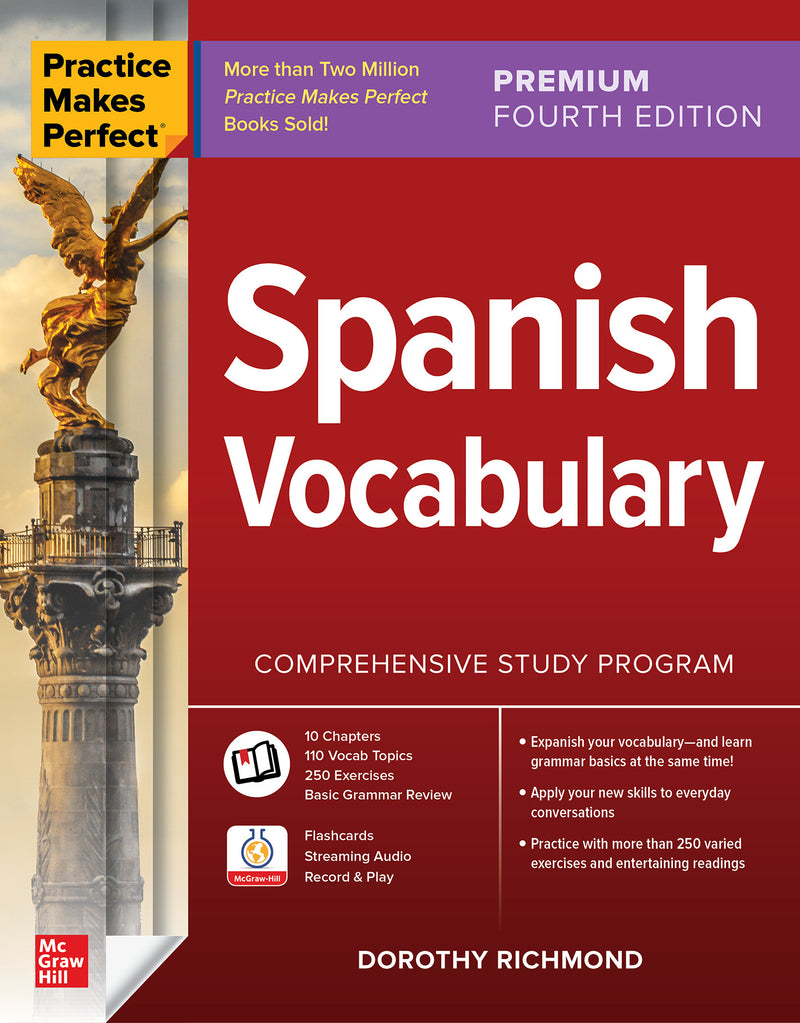 Practice Makes Perfect Spanish Vocabulary Premium Fourth Edition 4e