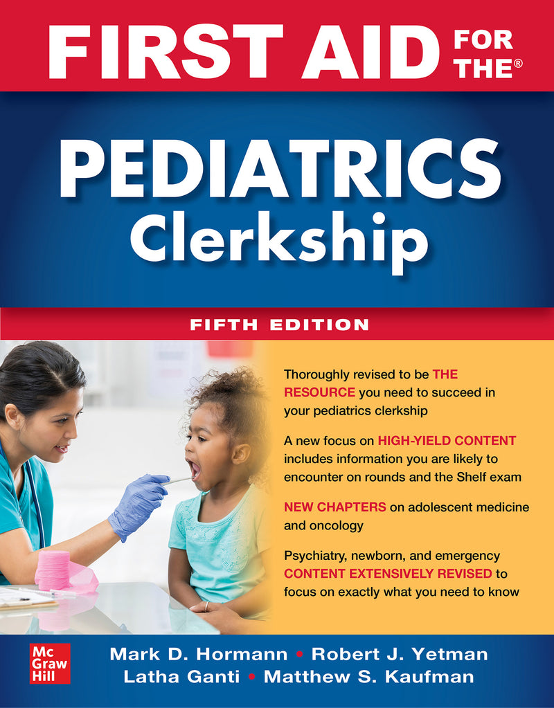 First Aid For The Pediatrics Clerkship Fifth Edition 5e