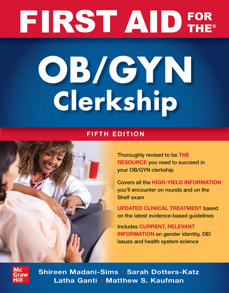 First Aid For The Ob Gyn Clerkship Fifth Edition 5e