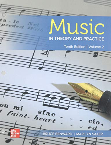Gen Combo Loose Leaf Music In Theory & Practice Volume 2; Workbook Volume 2