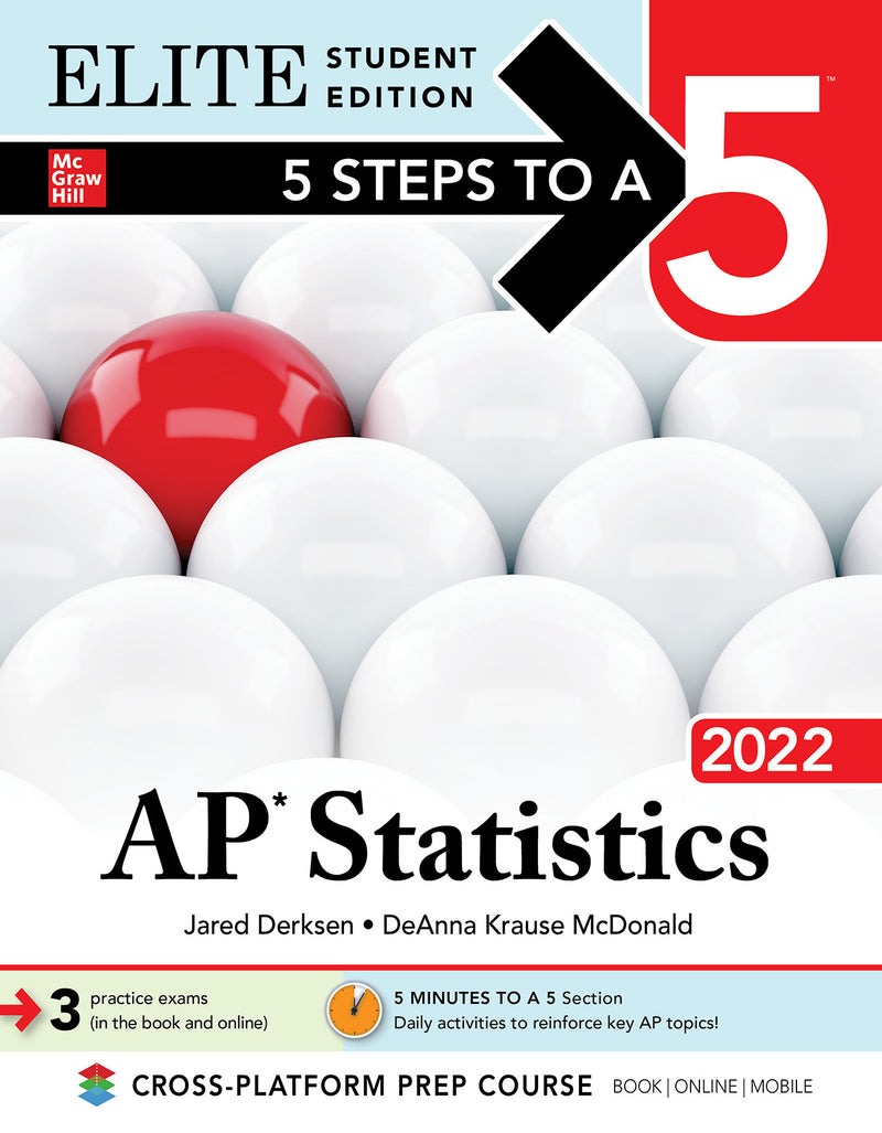 5 Steps To A 5 Ap Statistics 2022 Elite Student Edition