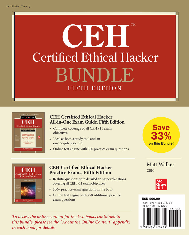 Ceh Certified Ethical Hacker Bundle Fifth Edition 5e