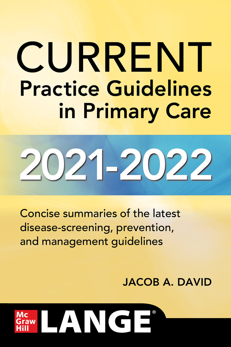 Current Practice Guidelines In Primary Care 2021 2022