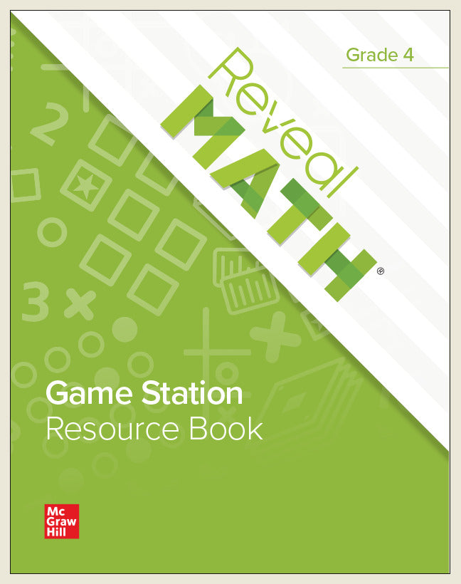 Reveal Math Game Station Resource Book Grade 4
