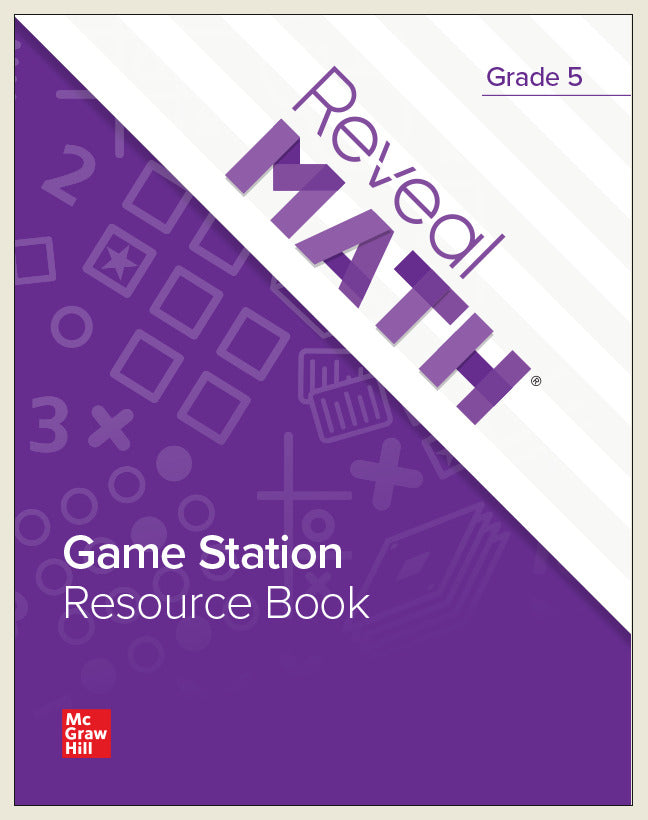 Reveal Math Game Station Resource Book Grade 5