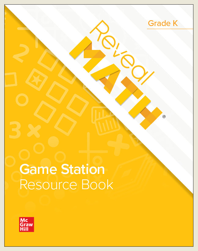 Reveal Math Game Station Resource Book Grade K