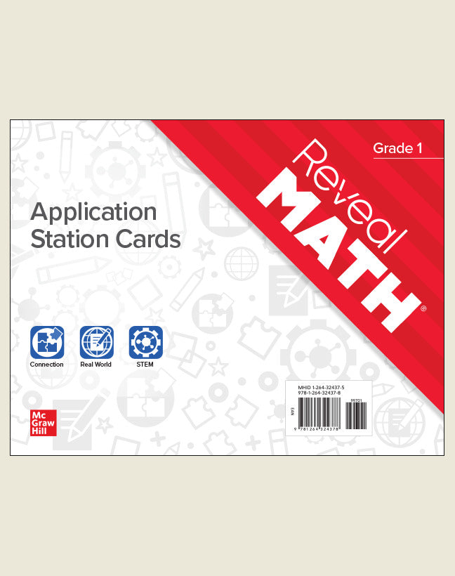 Reveal Math Application Station Cards Grade 1