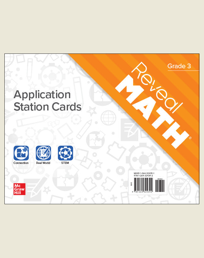 Reveal Math Application Station Cards Grade 3