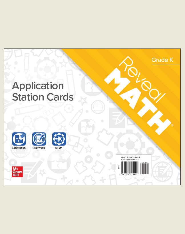Reveal Math Application Station Cards Grade K