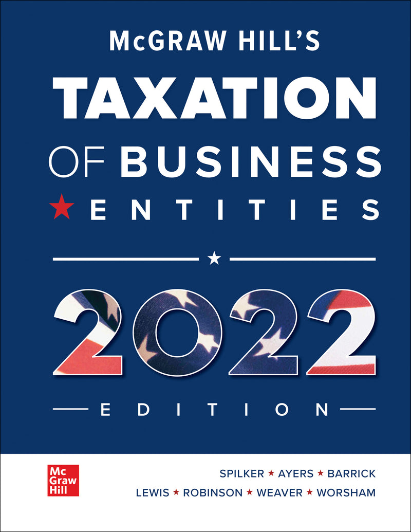Loose Leaf For Mcgraw Hills Taxation Of Business Entities 2022 Edition