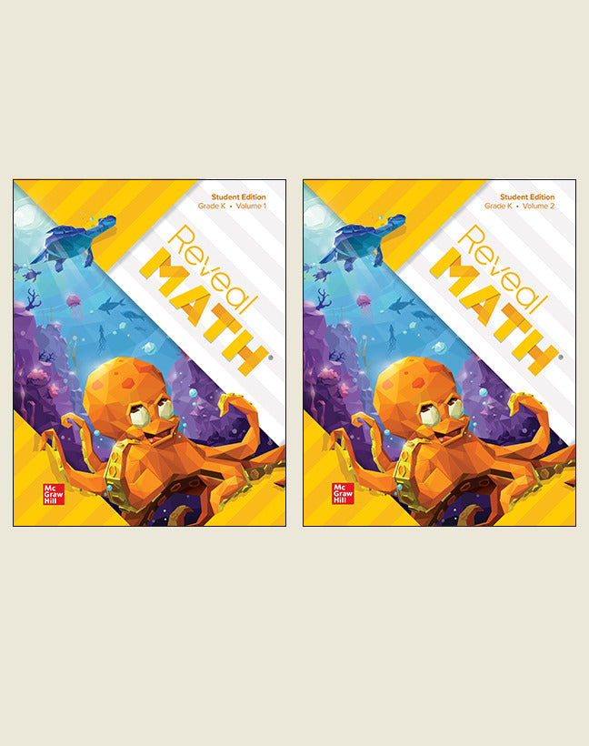 Reveal Math Grade K Print Student Edition Package 1 Year