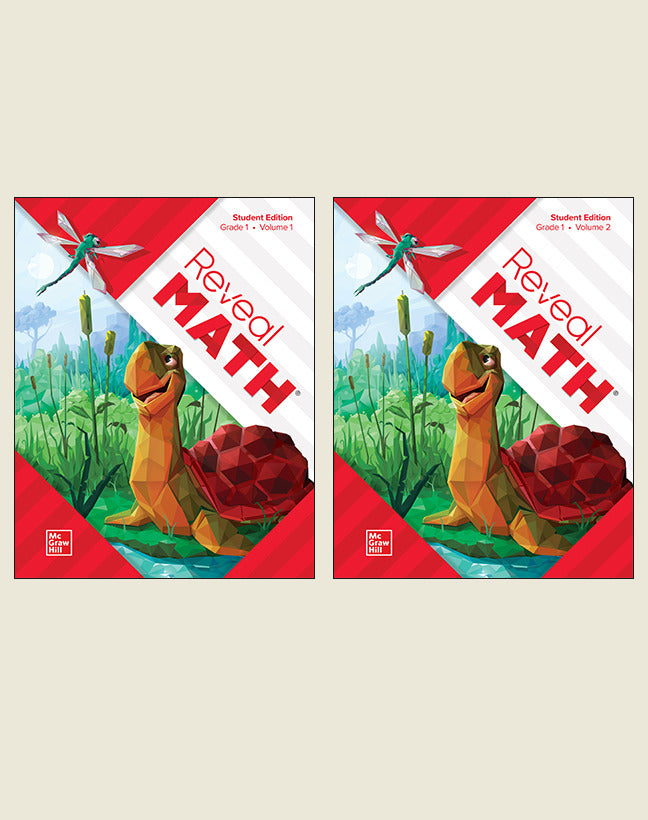 Reveal Math Grade 1 Print Student Edition Package 1 Year