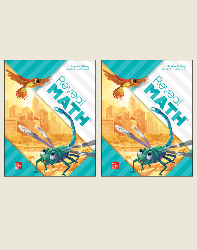 Reveal Math Grade 2 Print Student Edition Package 1 Year