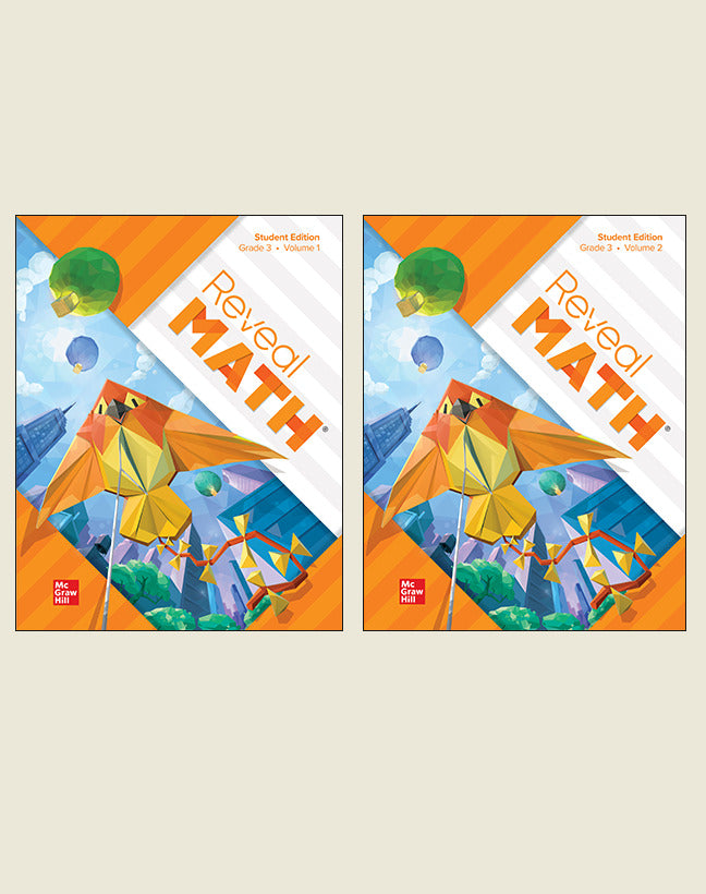 Reveal Math Grade 3 Print Student Edition Package 1 Year