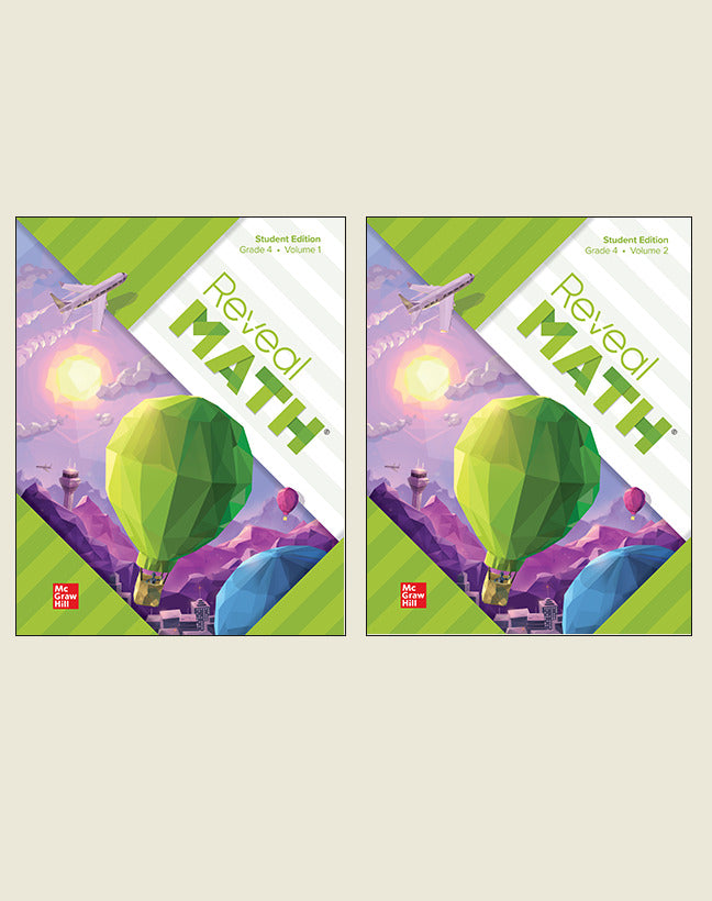 Reveal Math Grade 4 Print Student Edition Package 1 Year