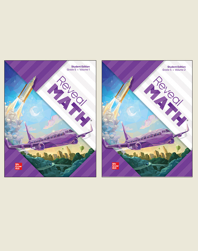 Reveal Math Grade 5 Print Student Edition Package 1 Year