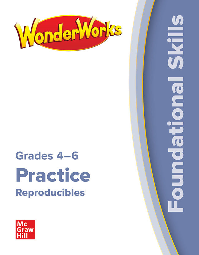 Wonderworks Grades 4 6 Foundational Skills Practice