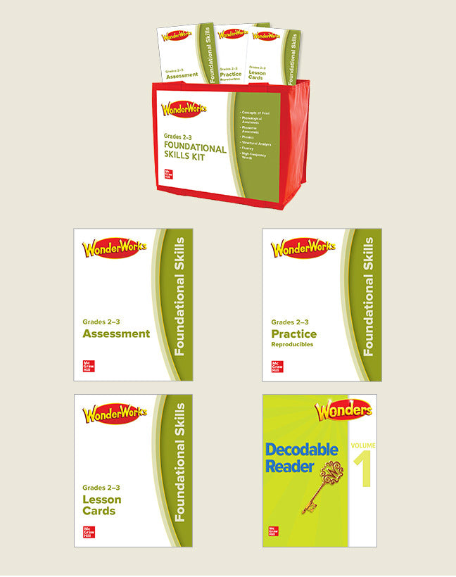 Wonders Works Grades 2 3 Foundational Skills Kit Package